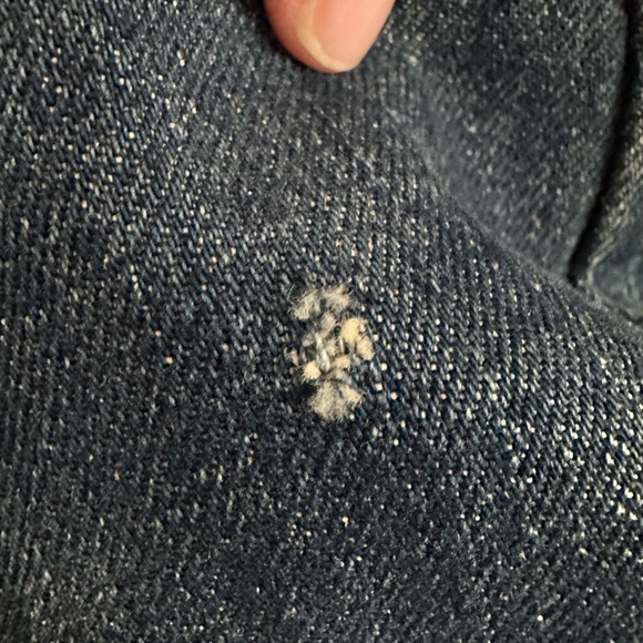 Vintage Levi’s orange tab denim jacket long vintage 1970’s -80s dark wash - Picture 6 of 16